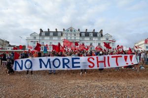 Clean Water Action Protest on St Leonards Beach