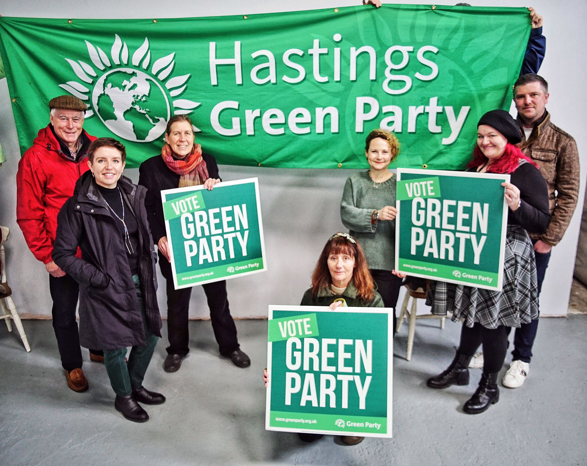 Hastings Green Party welcomes co-leader Carla Denyer to town