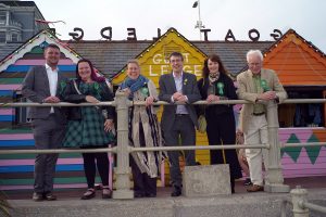 Green Councillors with co-leader Adrian Ramsay